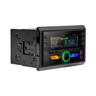 GAS MAD M210-BTR, 2-DIN bilstereo med Bluetooth og 2 par lavniveauudgange
