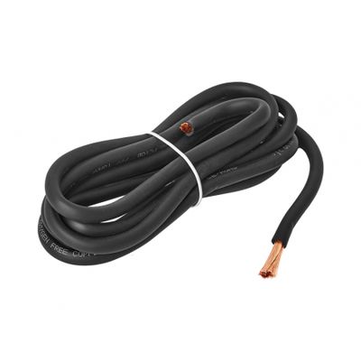 GAS MAX sort 10mm² OFC-strømkabel, 2 meter
