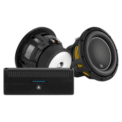 2-pak JL Audio 10W6v3-D4 med RD1500/1, 2x10 baspakke