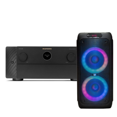 Marantz Cinema 40 i sort med Arcsound HAZE