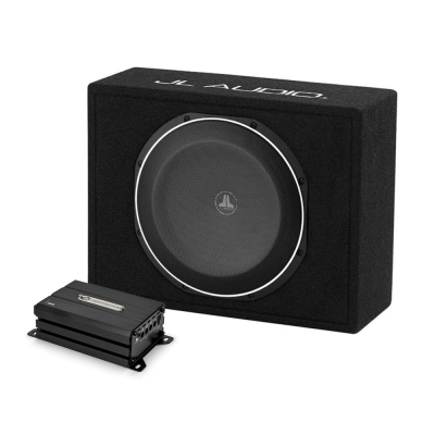 JL Audio CS112LG-TW1-2 med DLS Performance Slim PS1.500, 12-tommers baspakke