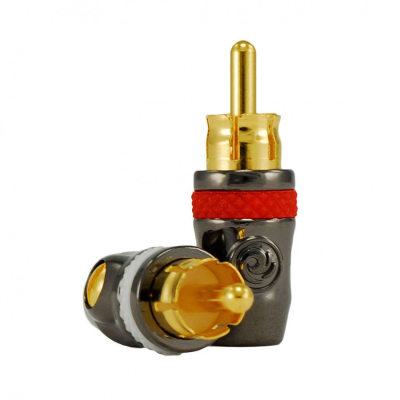 Planet Waves HD-RCA loddefri RCA-stik, rødt og hvidt par