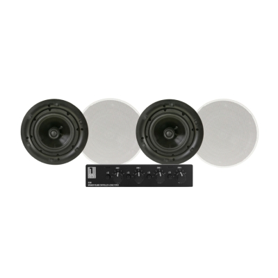 4-pack DLS IC623 med System One SC4B højttalervælger