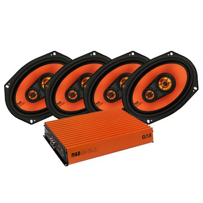 4-pak GAS MAD X1-694 & MAD A1-70.4, hatthylde pakke