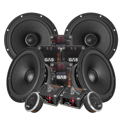 GAS MAX K2/X2-64, for- og baghøjtalere