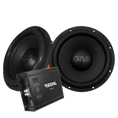 2-pak GAS MAX S1-12D1 med Recoil DII 3300.1, 2x12