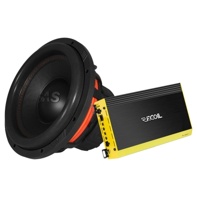GAS MAX S1-12D2 med Recoil RL1600.1, 1x12