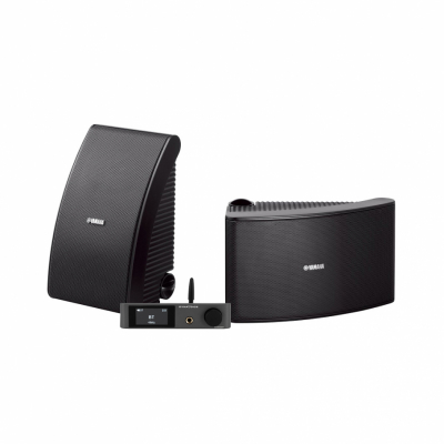 Dynavoice CA802BT & Yamaha NS-AW592 udendørshøjttalere, sort