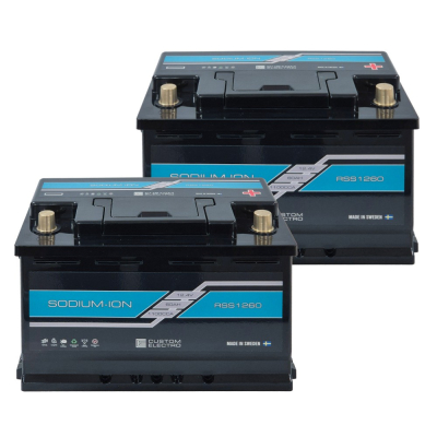 Batteripakke, 2-pak CustomElectro RSS v2 12-60 Sodium-Ion