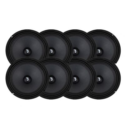8-pak Bass Habit Play SP200M, 8tommer midbass