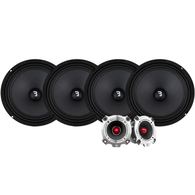 4-pack Bass Habit SP200M med SP25HT, SPL-pakke