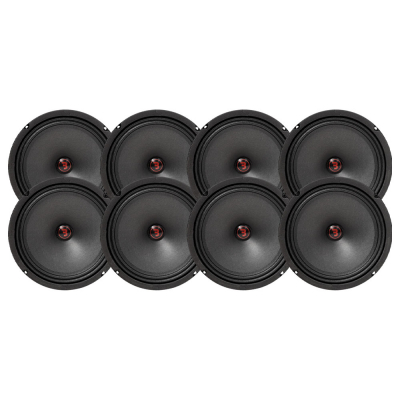 4-pak Bass Habit Rebel SR200M, 8 tommer mellembas