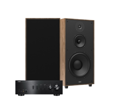Yamaha A-S501 II med Indiana Line Utah 5, 2.0 stereopakke i valnød