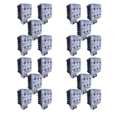 20-pak NIZLED W36RF, bag-/arbejdslys, 36W, arbejdslyspakke