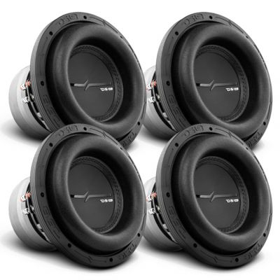 4-pack DS18 ZXI8.2D, langslagende 8 tommers baselement