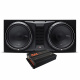 Rockford Fosgate P2-2X12 med MAX A2-800.1D Rockford Fosgate P2-2X12 med MAX A2-800.1D